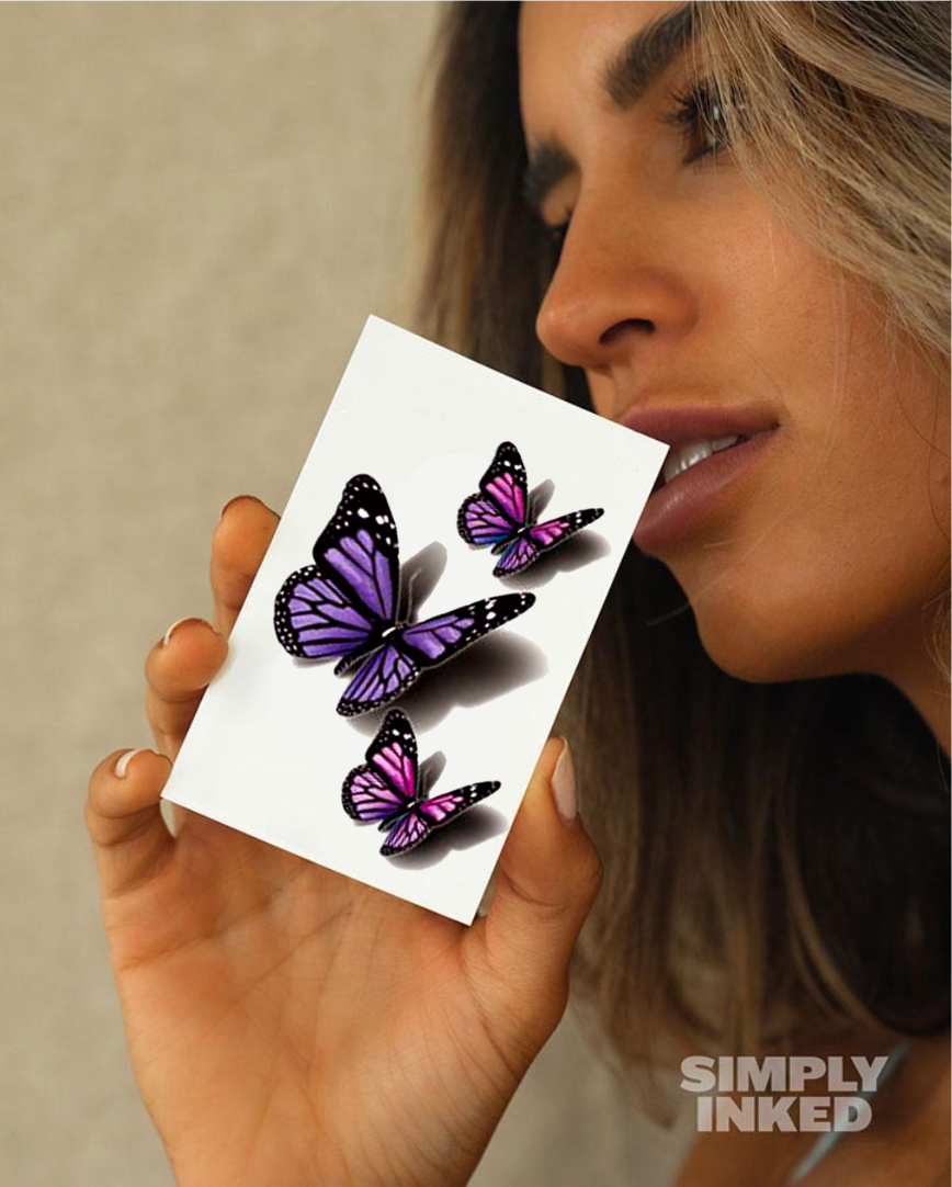 Mini Butterflies - 3D Tattoo