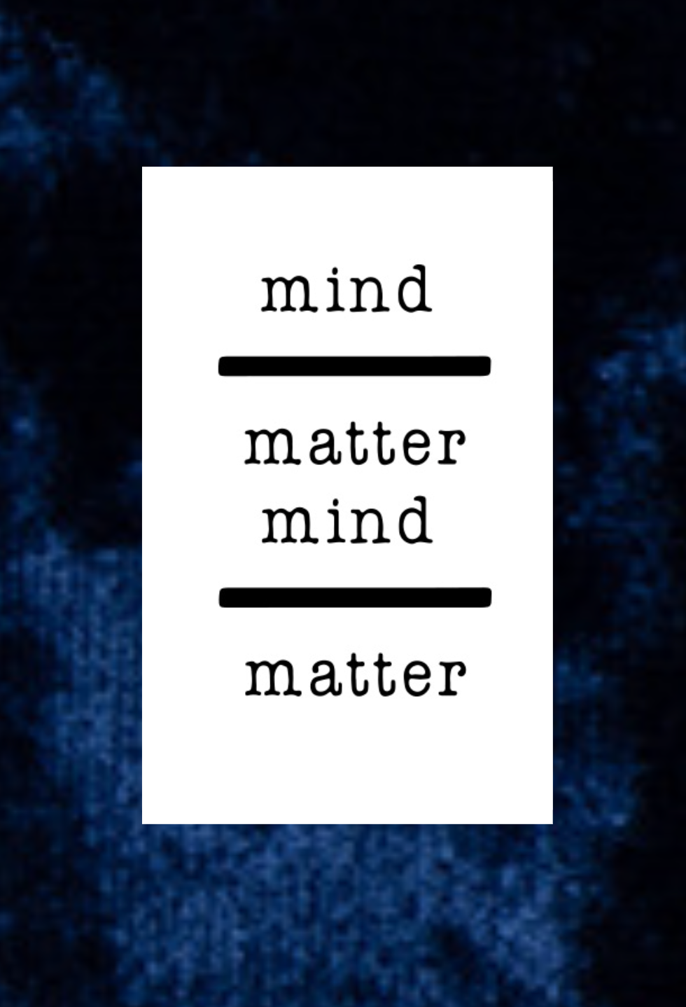 Mind over Matter Tattoo