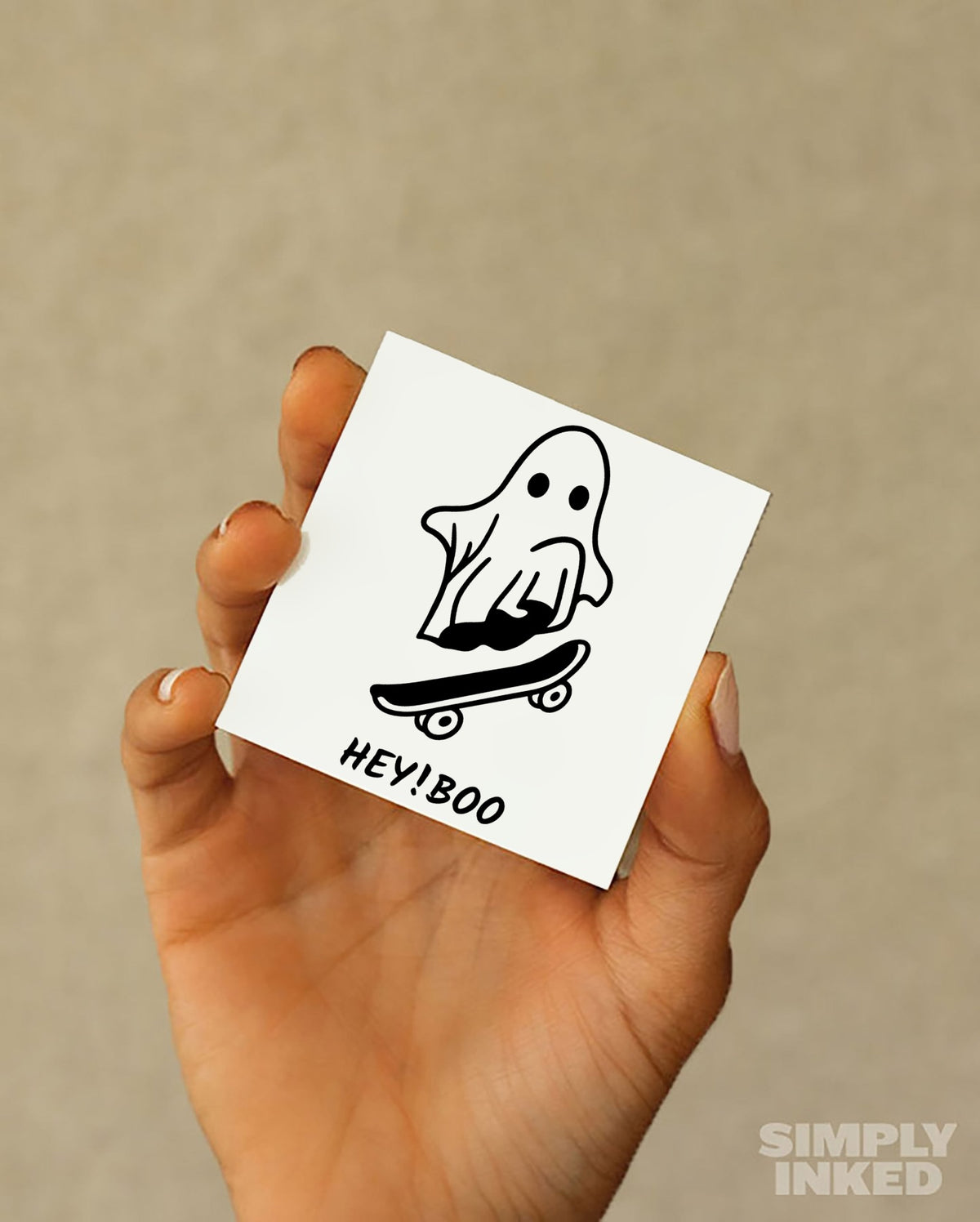 Skate Ghost Tattoo