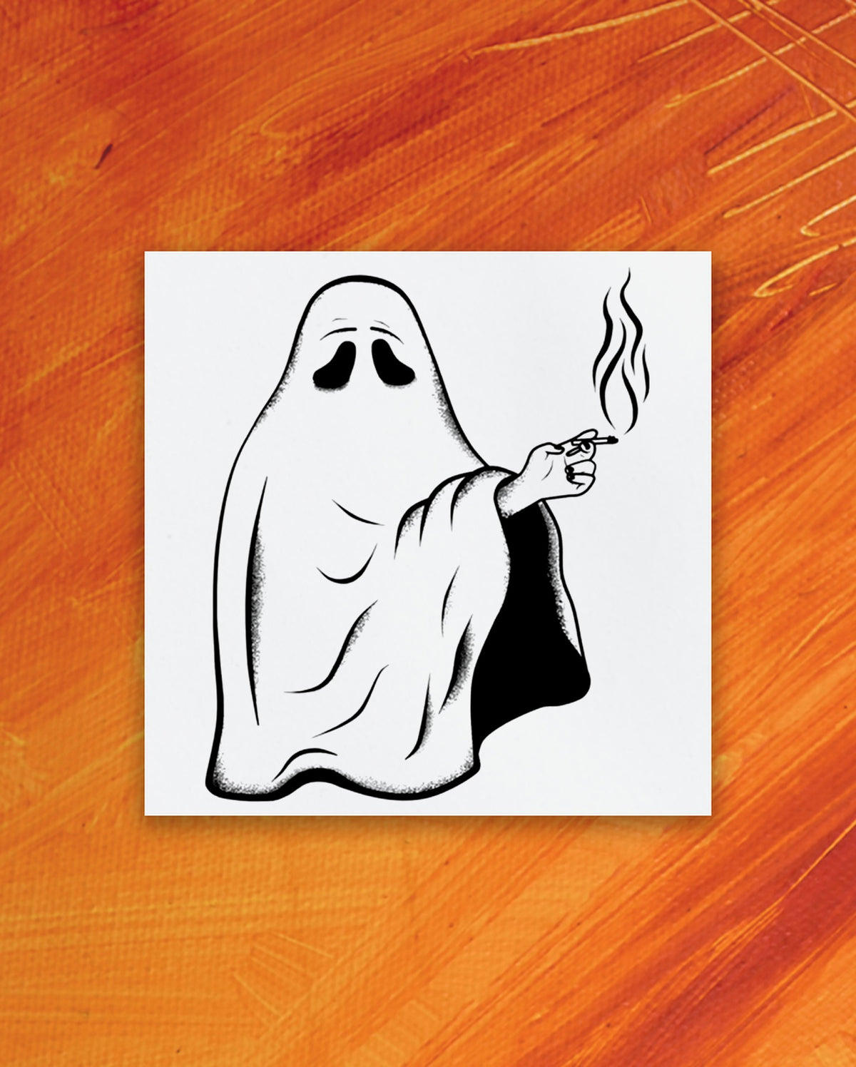 Smokey Ghost Tattoo