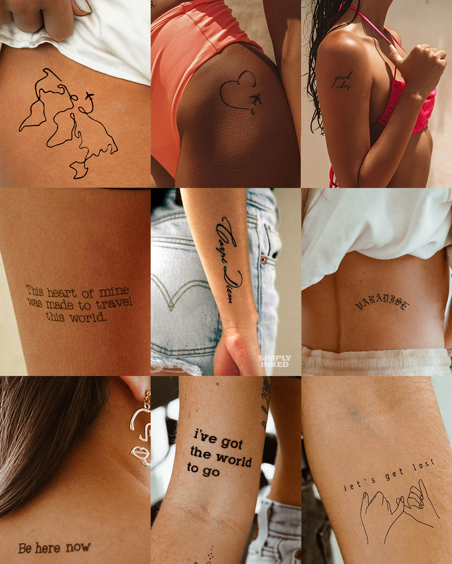 Vacation Pack - 9 Tats