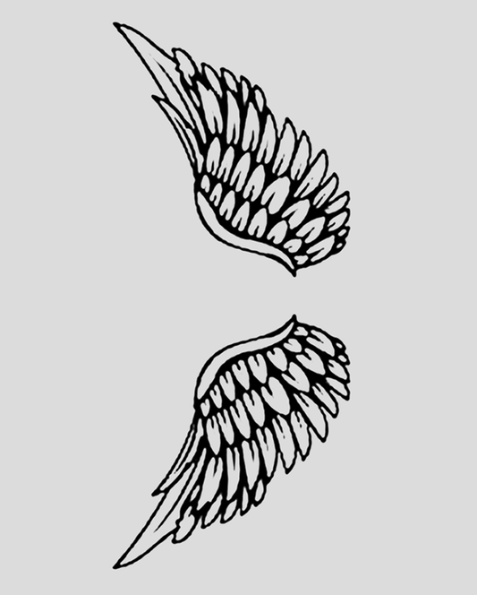 Angel Wings Tattoo - Semi Permanent
