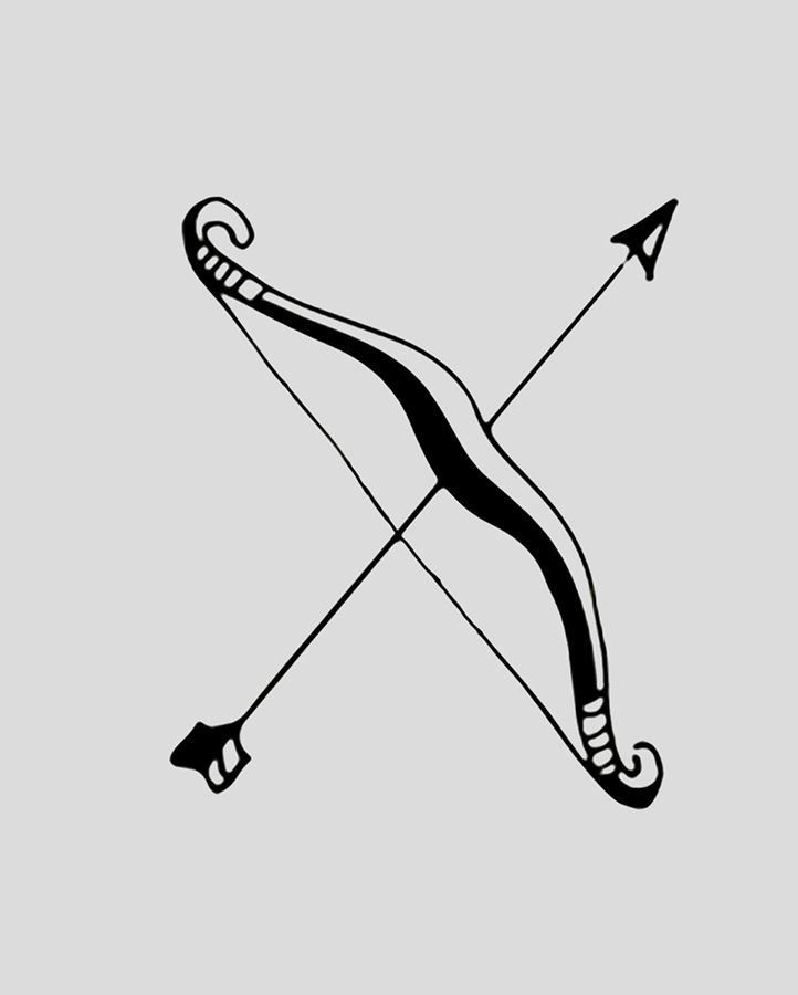 Bow and Arrow Tattoo - Semi Permanent
