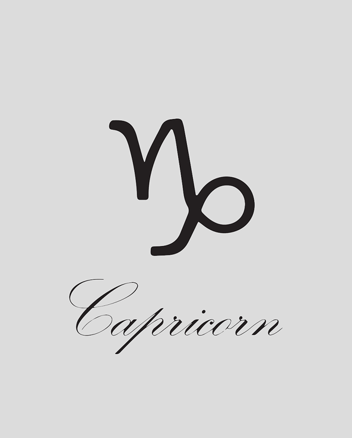 Capricorn Astrology Tattoo - Semi Permanent