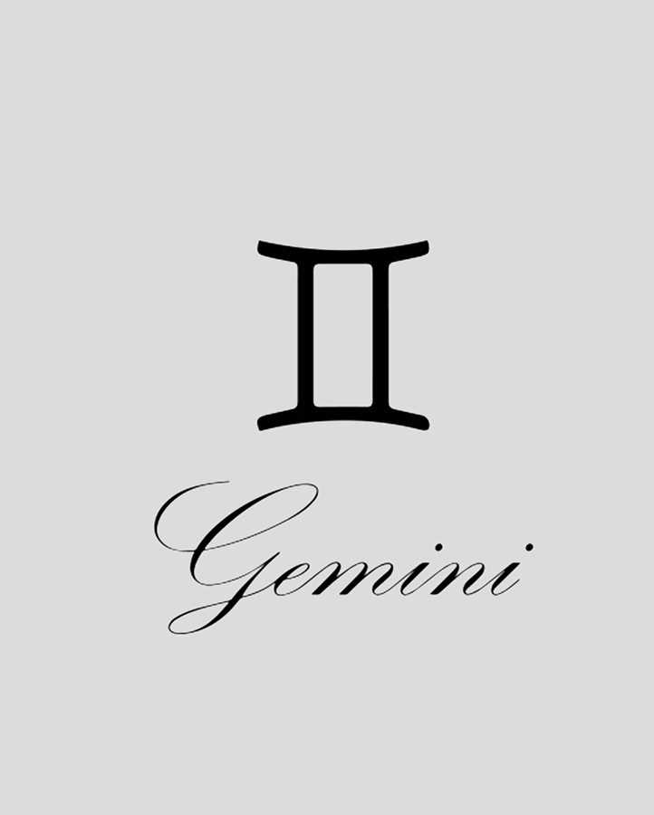 Gemini Astrology Tattoo - Semi Permanent