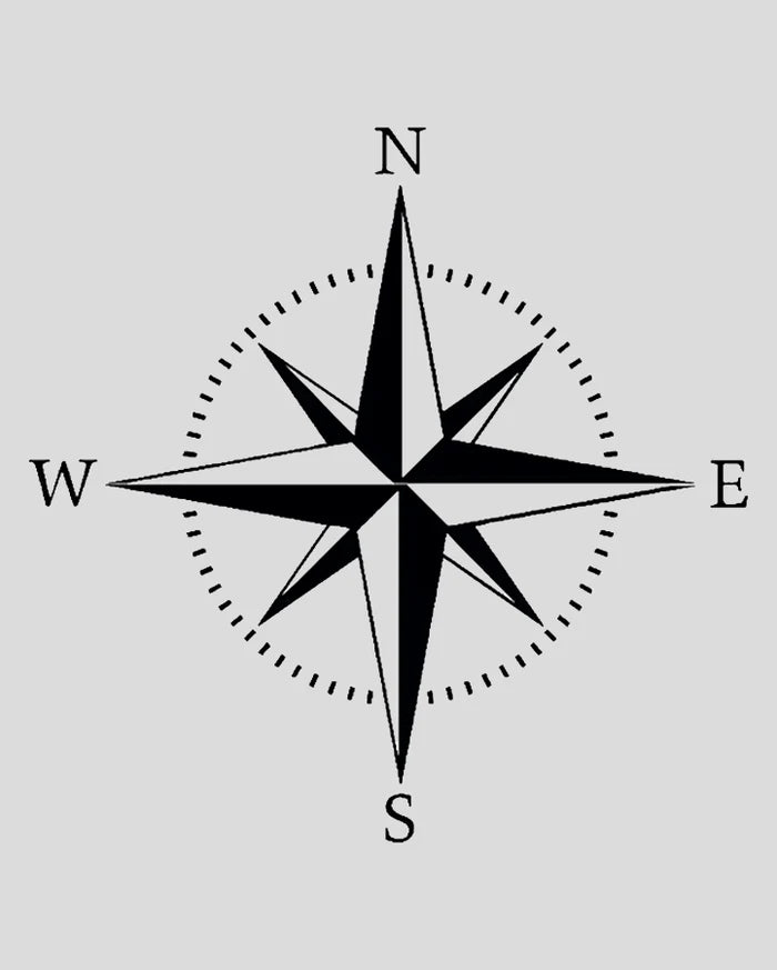 Mini Compass Tattoo - Semi Permanent - Simply Inked