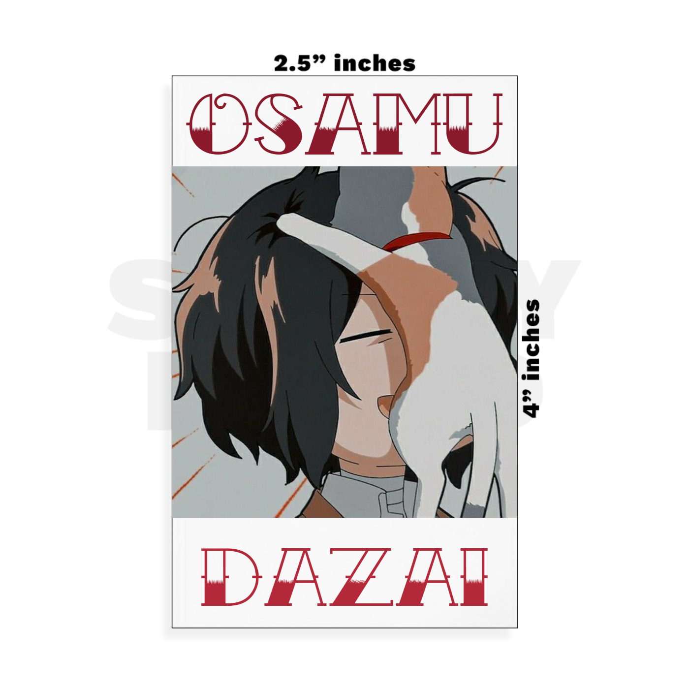 Custom Small - 2.5in x 4in