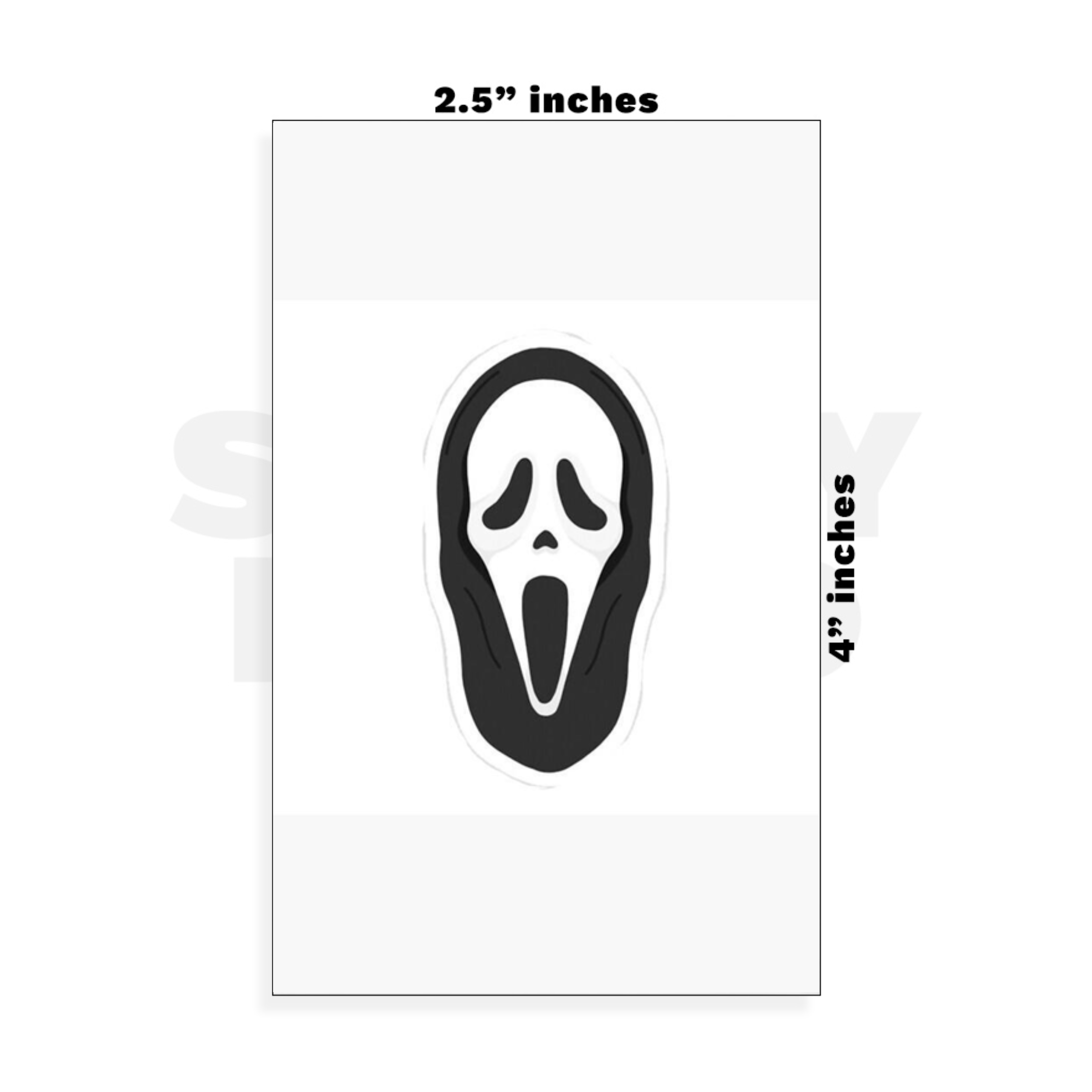 Custom Small - 2.5in x 4in