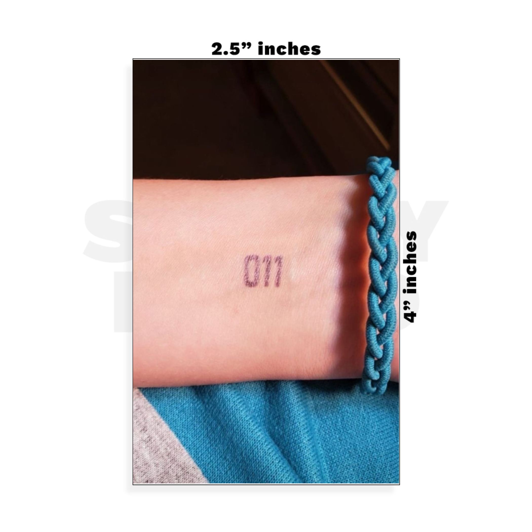 Custom Small - 2.5in x 4in