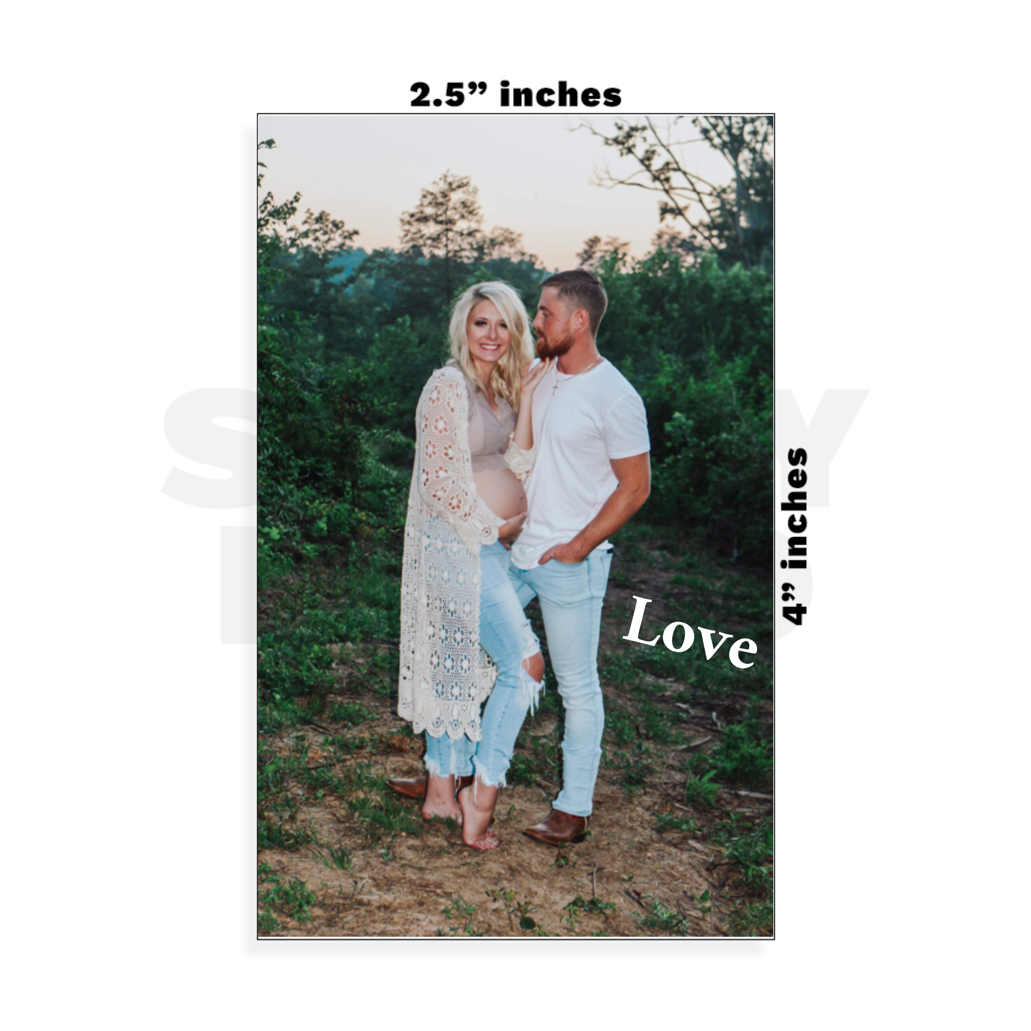 Custom Small - 2.5in x 4in