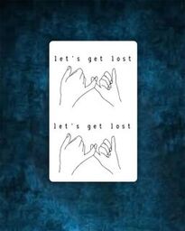 Lets get lost together Tattoo