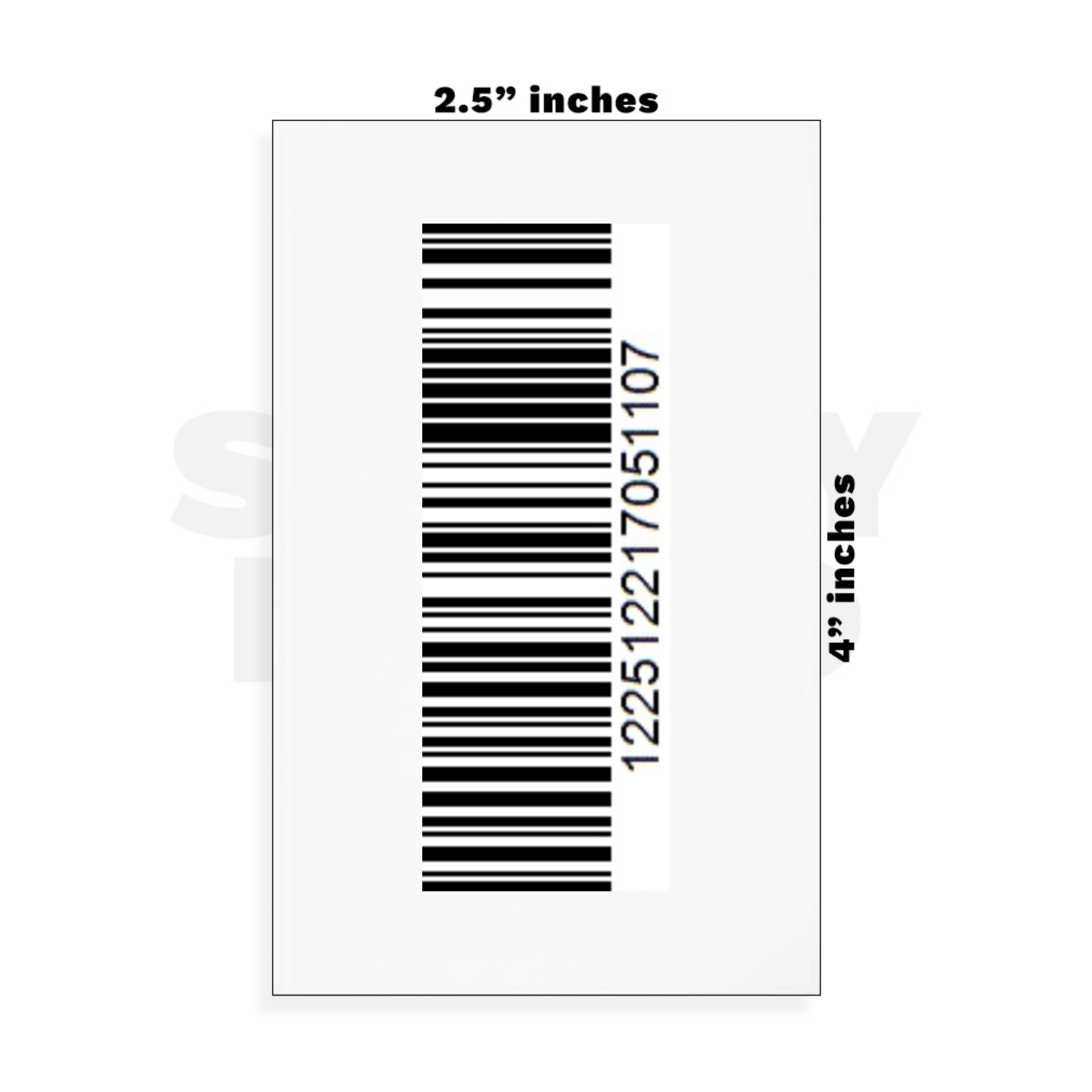 Custom Small - 2.5in x 4in