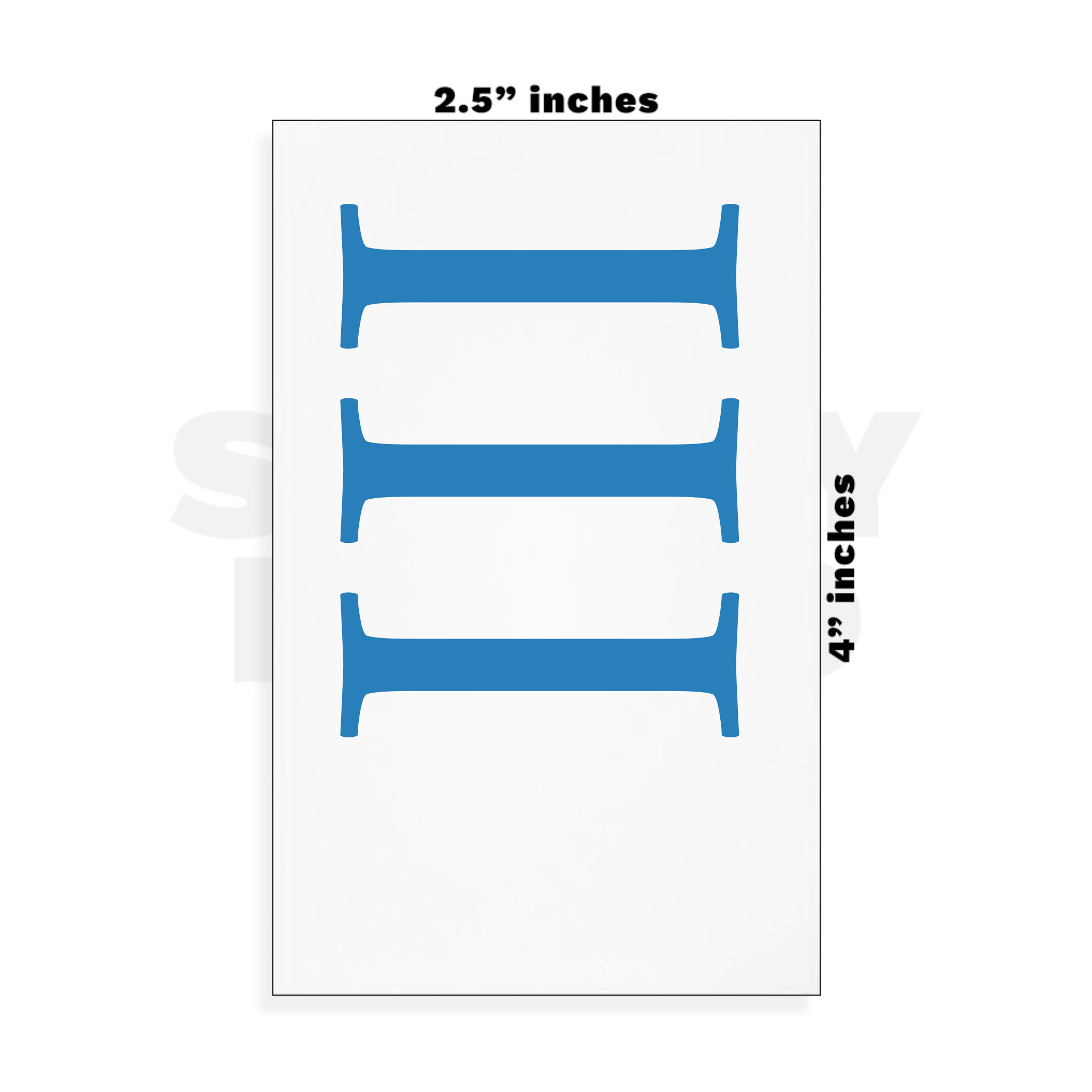 Custom Small - 2.5in x 4in