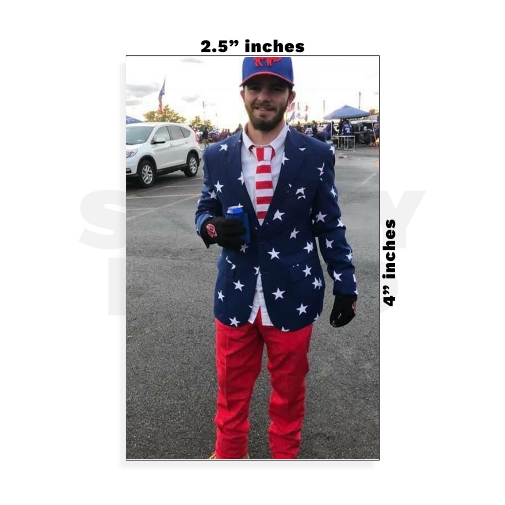 Custom Small - 2.5in x 4in