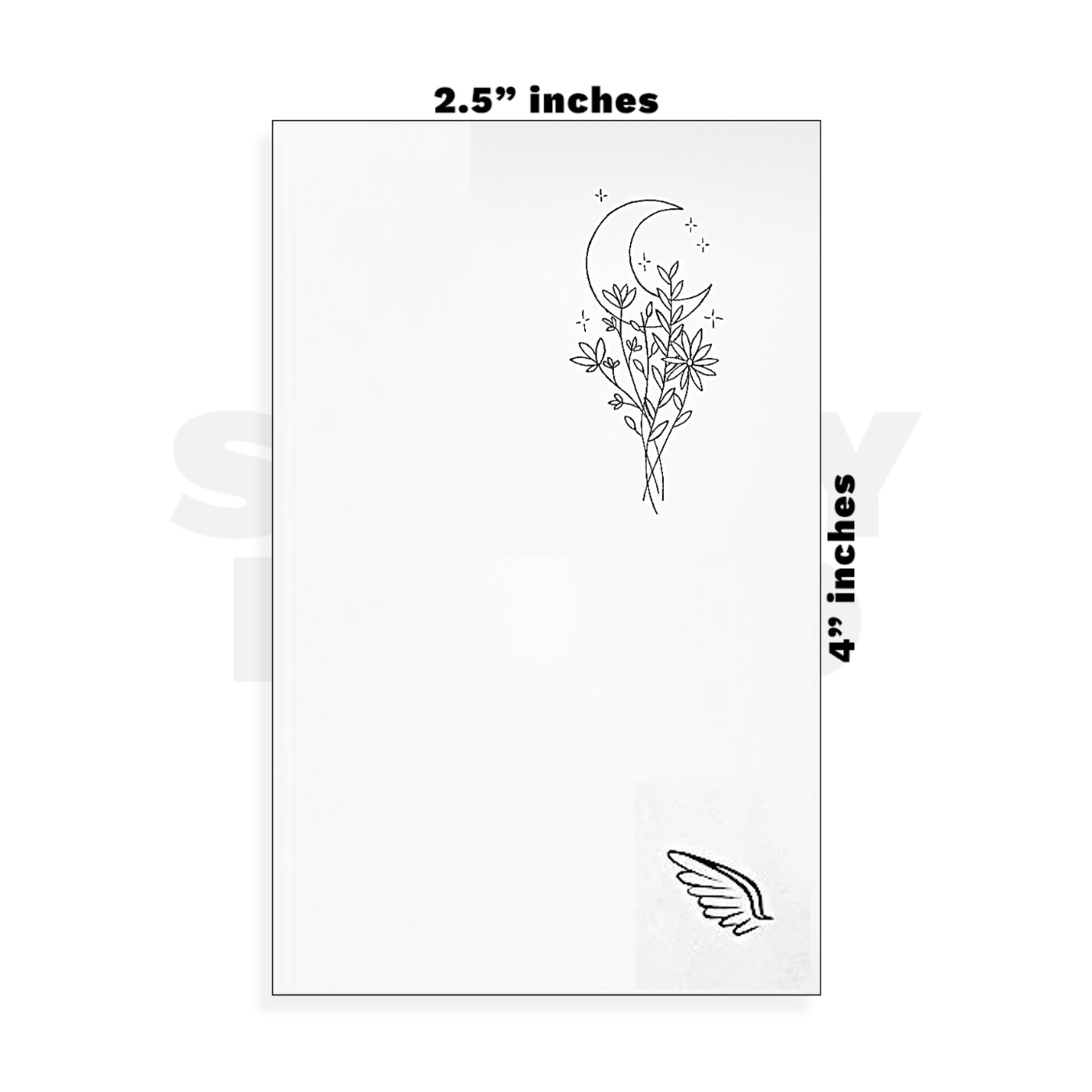 Custom Small - 2.5in x 4in