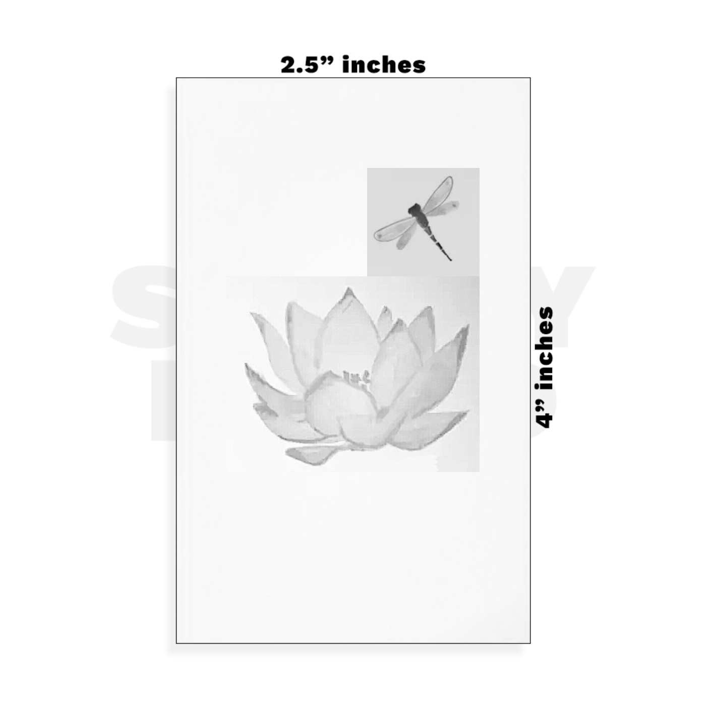 Custom Small - 2.5in x 4in