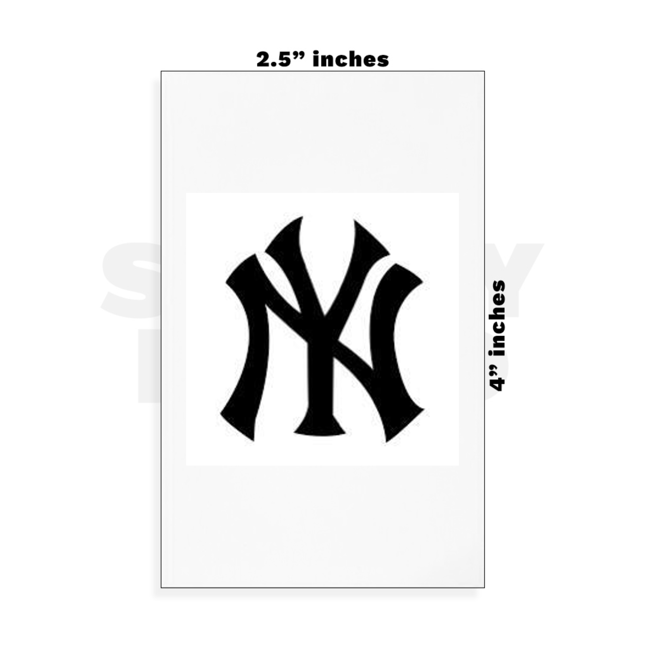 Custom Small - 2.5in x 4in