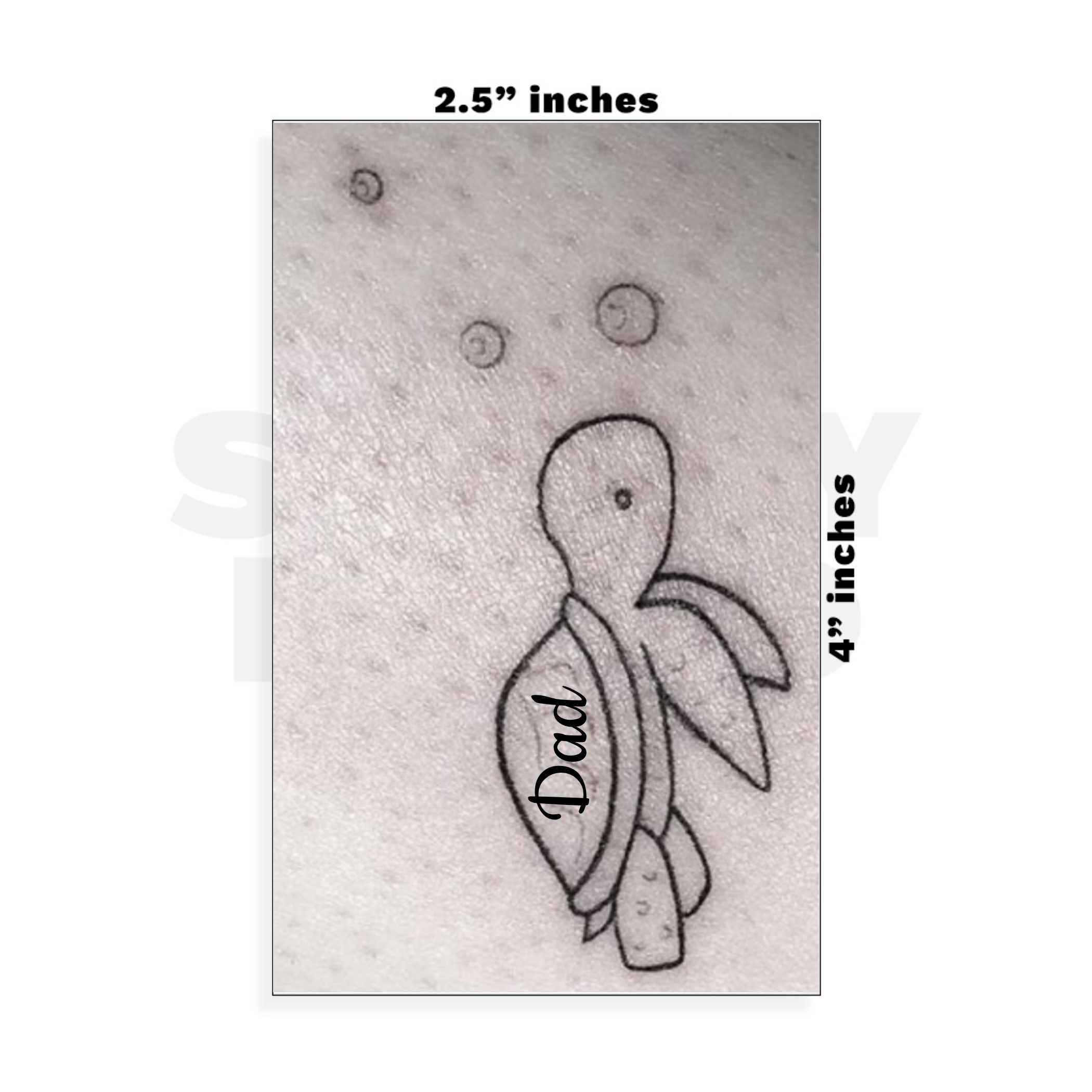 Custom Small - 2.5in x 4in