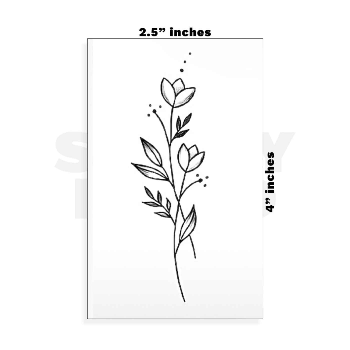 Custom Small - 2.5in x 4in