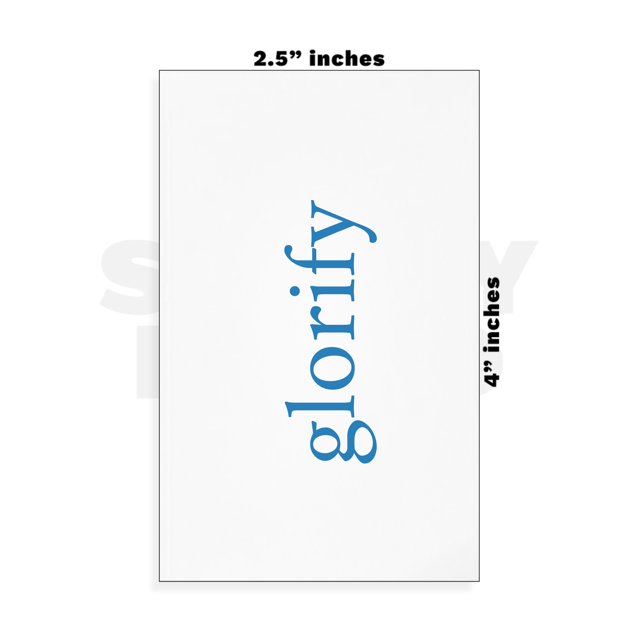 Custom Small - 2.5in x 4in