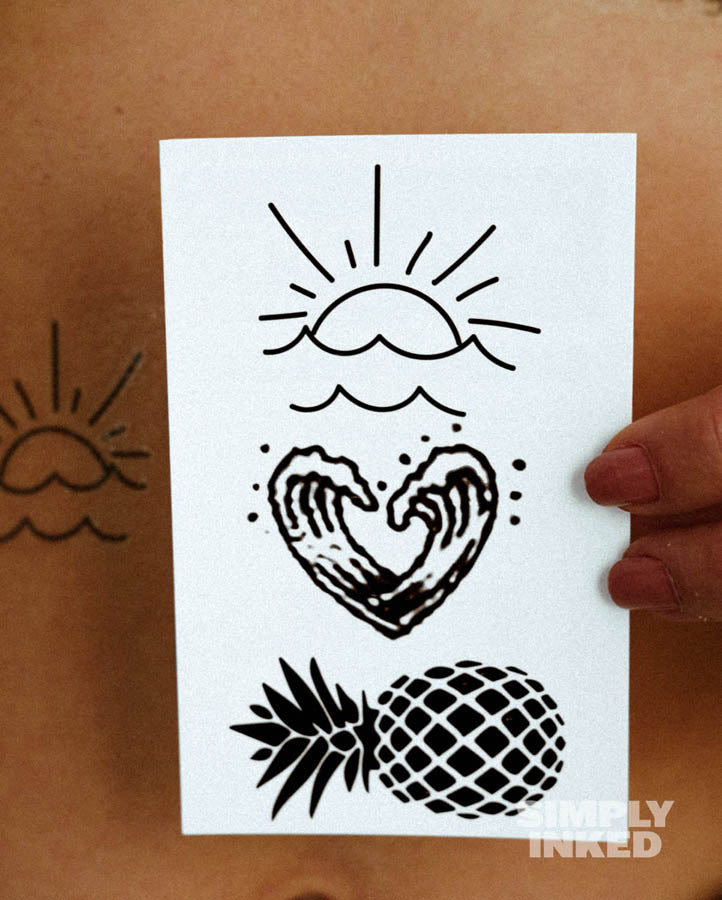 Beach Vibes Tattoo Pack