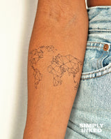 Geometric World Tattoo