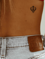 Simple Khanda Tattoo