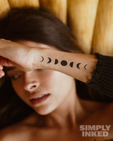 Moon Phase Tattoo - Semi Permanent