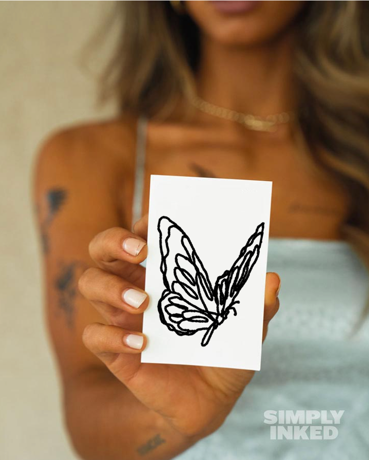 Exo Butterfly Tattoo - Semi Permanent
