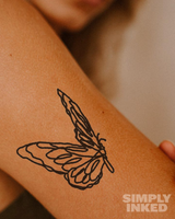 Exo Butterfly Tattoo - Semi Permanent