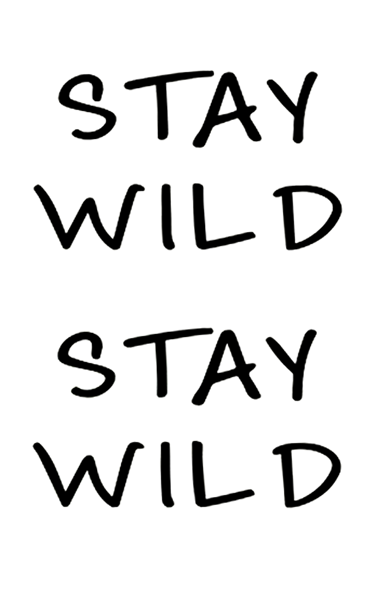 "Stay Wild" Tattoo - Semi Permanent