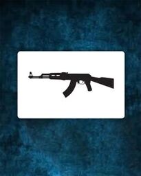 AK-47 Tattoo - Semi Permanent