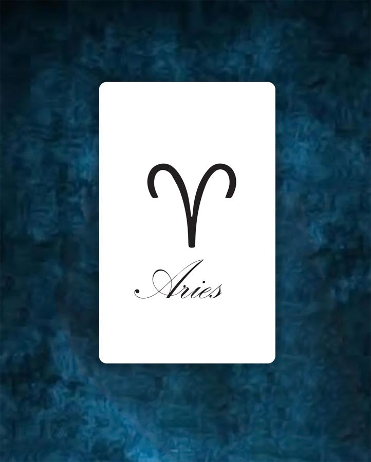 Aries Astrology Tattoo - Semi Permanent