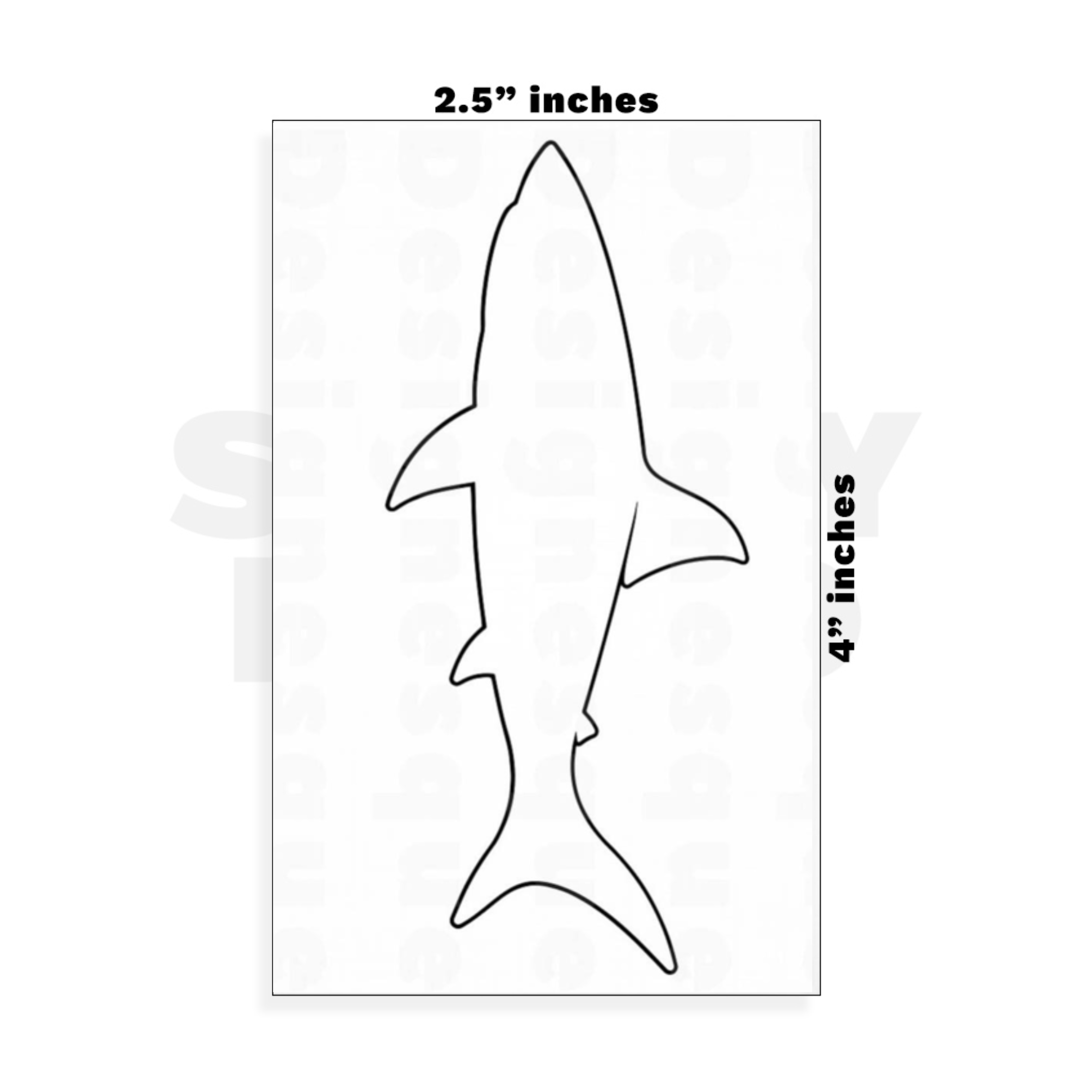 Custom Small - 2.5in x 4in