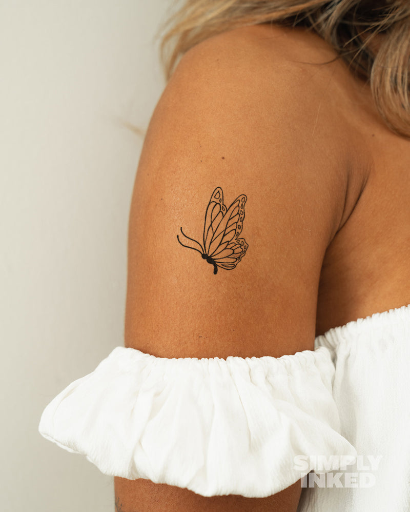 NEW Minimal Butterfly Tattoo