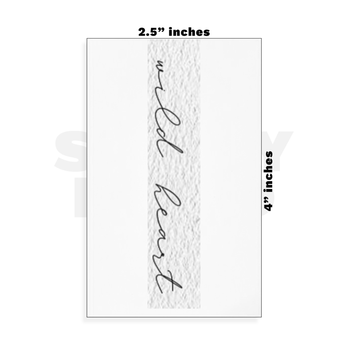 Custom Small - 2.5in x 4in