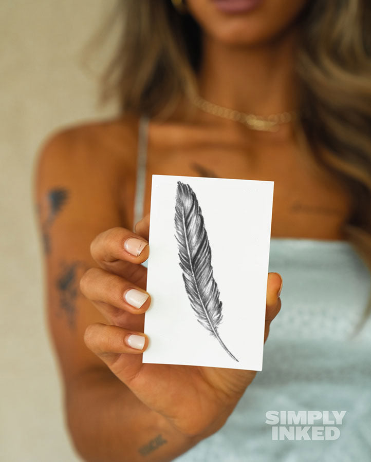 Feather Tattoo - Semi Permanent