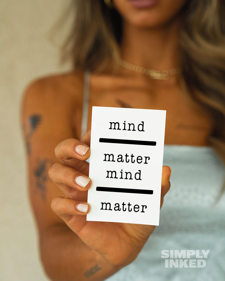 Mind over Matter Tattoo