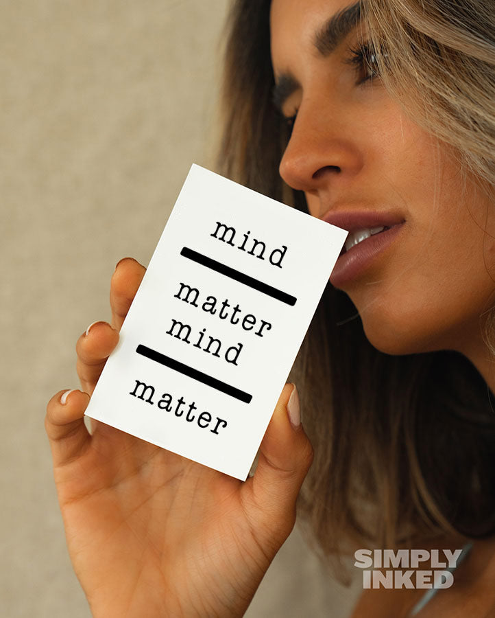 Mind over Matter Tattoo