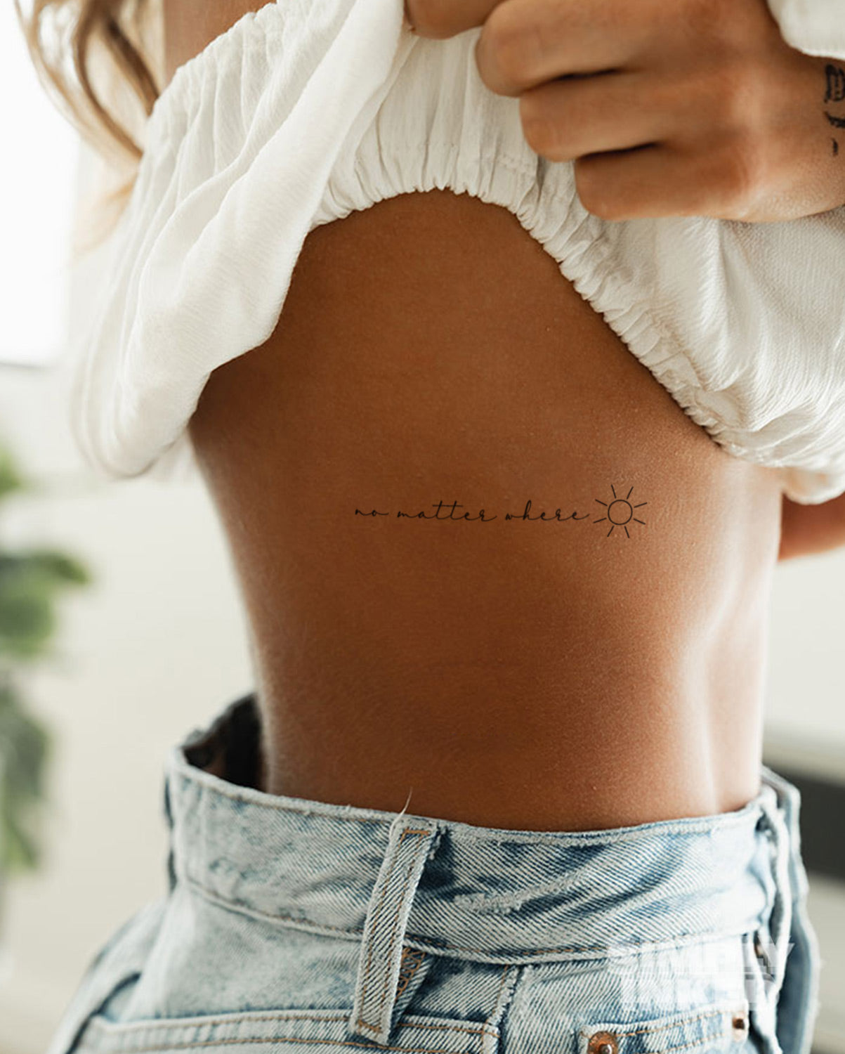 “no matter where” Tattoo - Semi Permanent