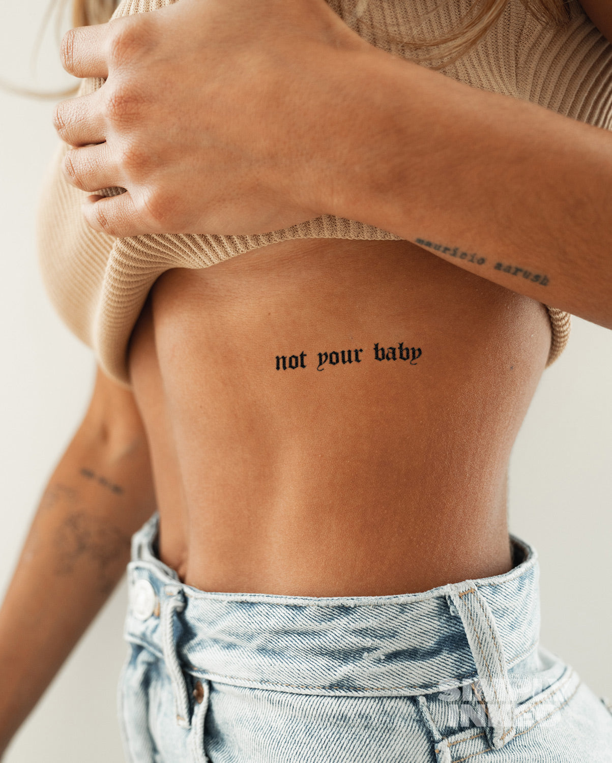 NEW Not your baby Tattoo