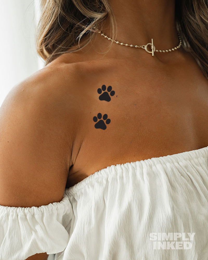 Paw Prints Tattoo