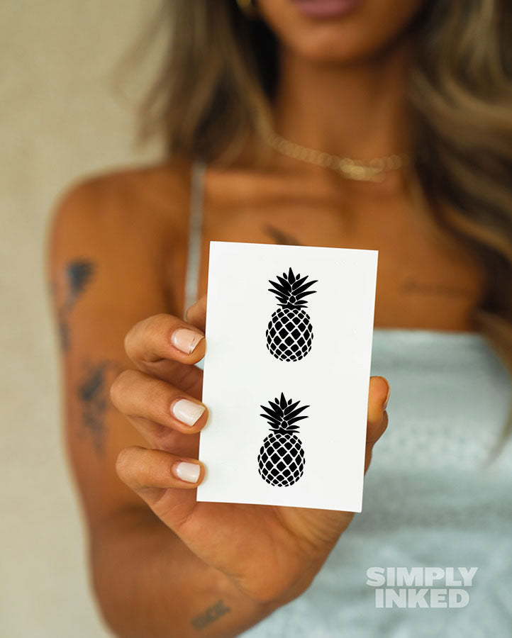 Pineapple Tattoo - Semi Permanent