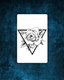 Geometric Rose Tattoo - Semi Permanent
